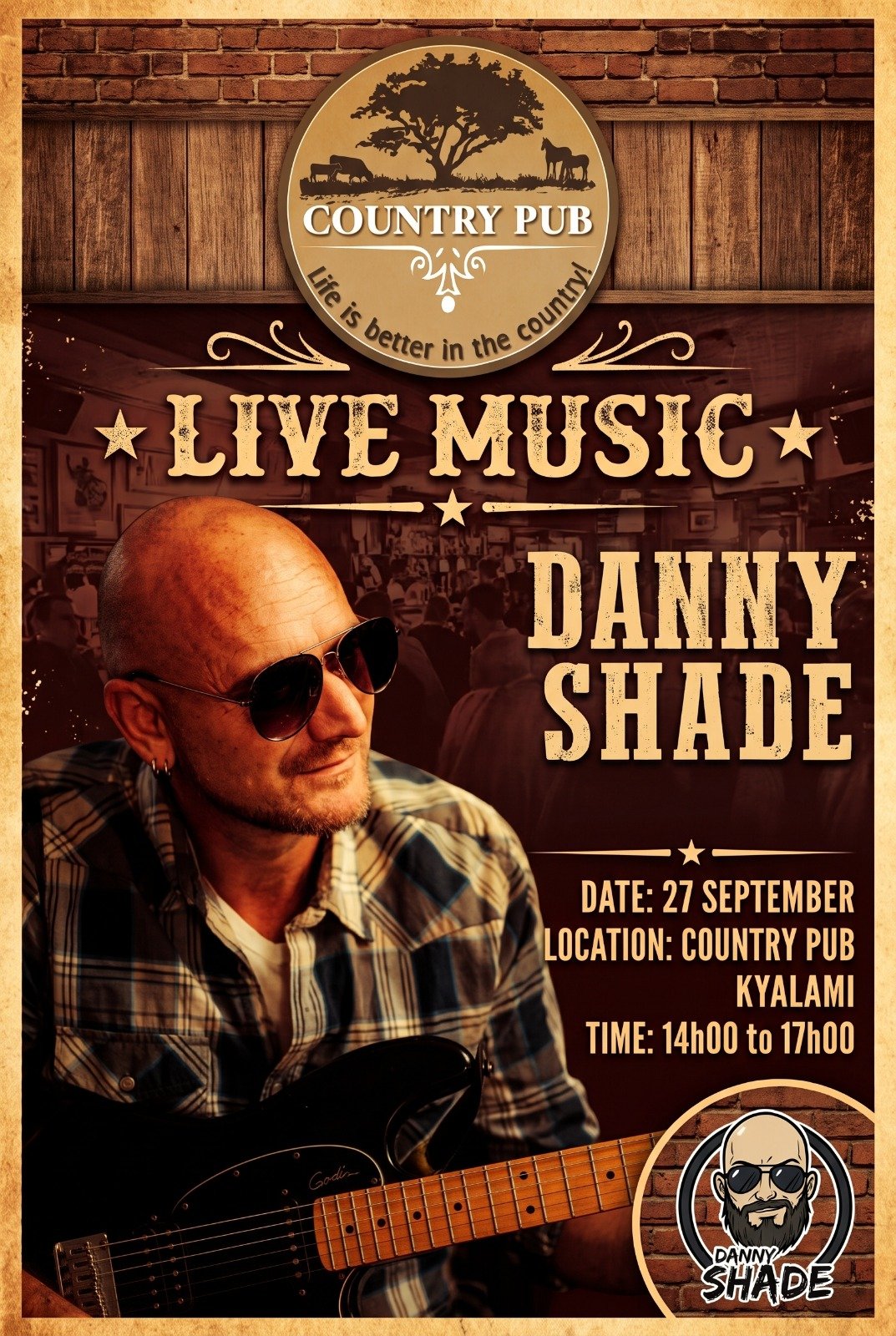 Danny Shade @ Country Pub Kyalami 27 Sep