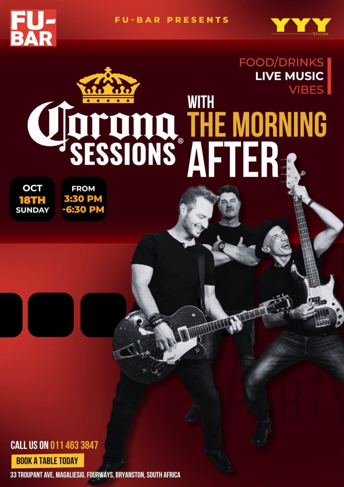 The Morning After @ Fu-Bar · Sandton 18 Oct