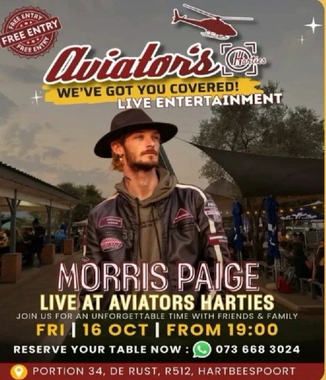 Morris Paige @ Aviator's, Harties 16 Oct