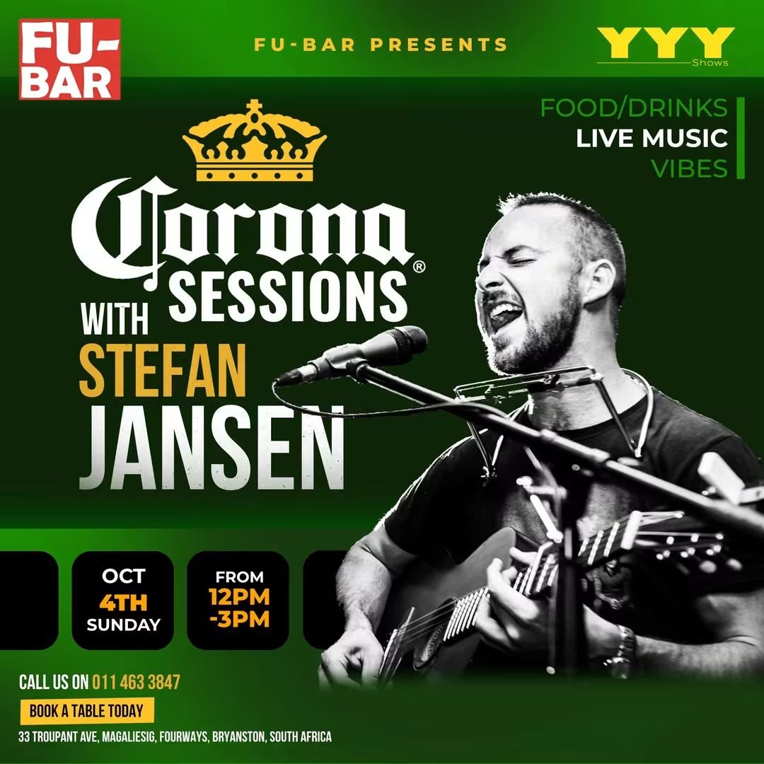 Stefan Jansen @ Fu-Bar · Sandton 4 Oct