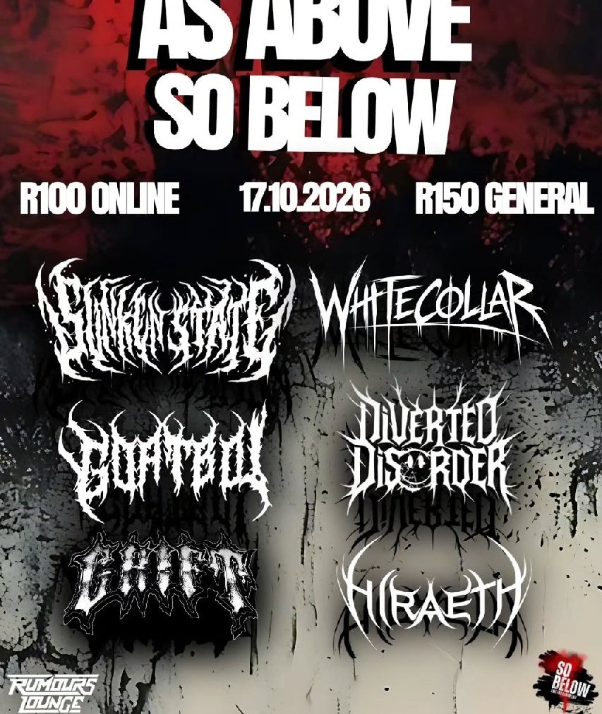 As Above So Below @ Rumours Lounge 17 Oct