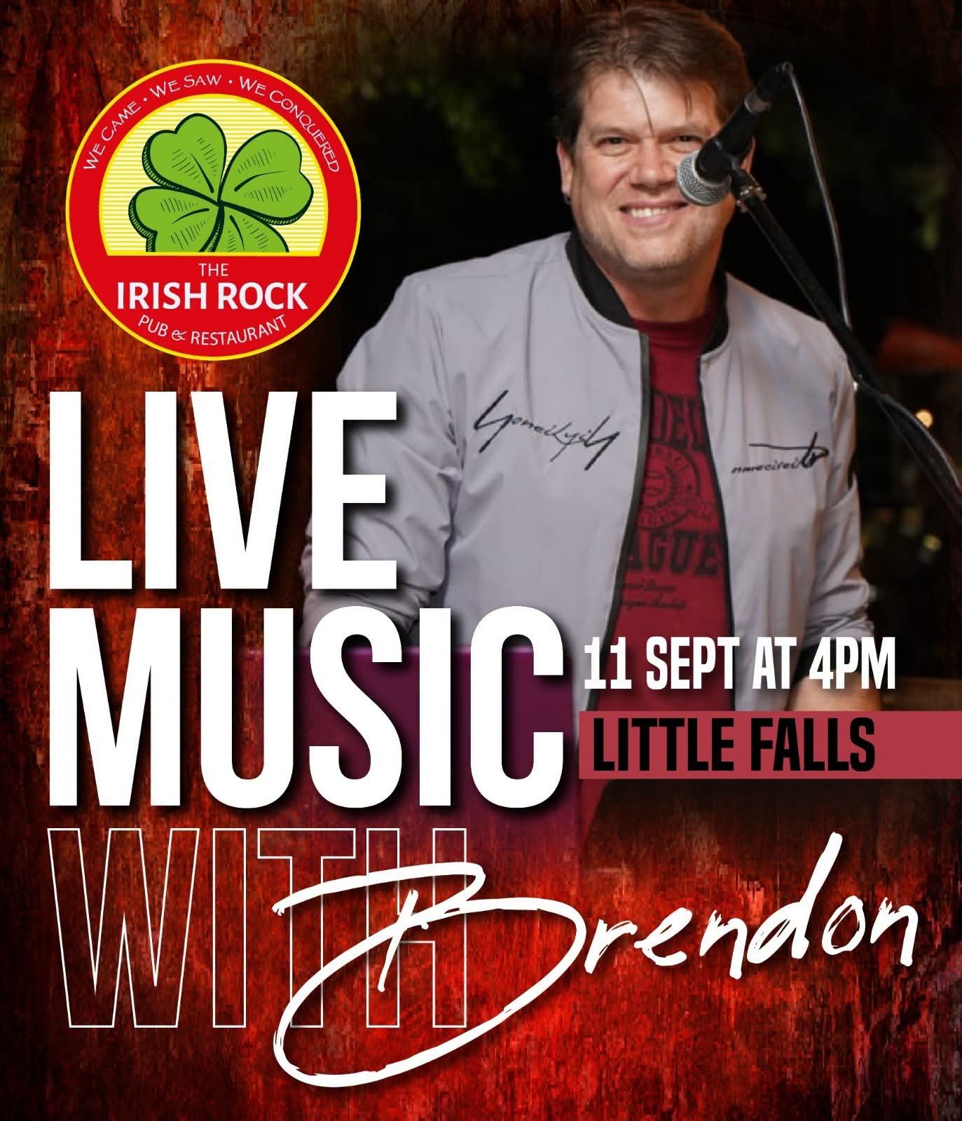 Brendon White @ The Irish Rock Pub & Restaurant Little Falls 11 Sep