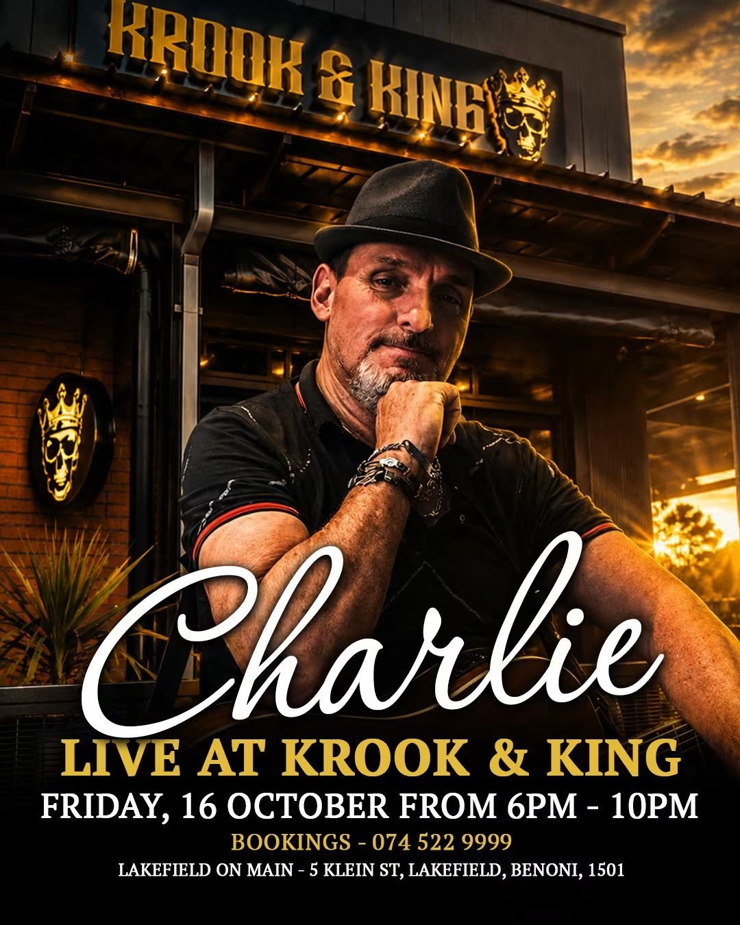 Charlie @ Krook & King · Muldersdrift 16 Oct