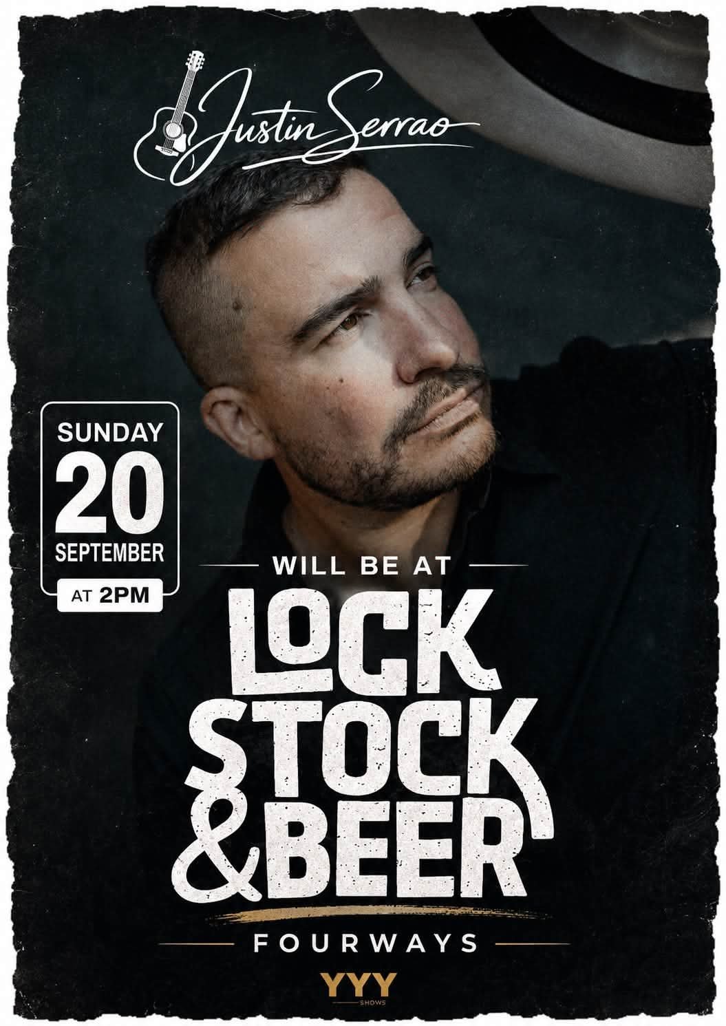 Justin Serrao @ Lock Stock & Beer · Sandton 20 Sep