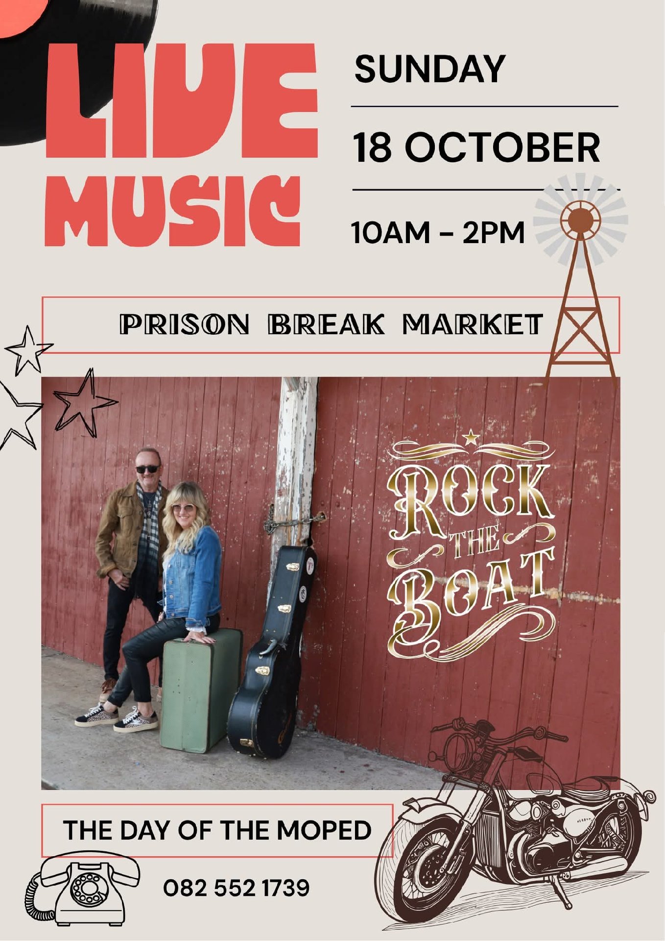 Rock the Boat @ Prison Break Market 18 Oct