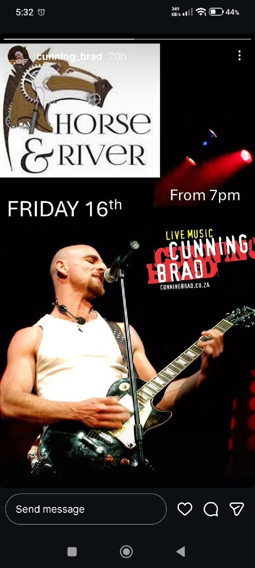 Cunning Brad @ Horse And River Pub & Grill · Vanderbijlpark 16 Oct