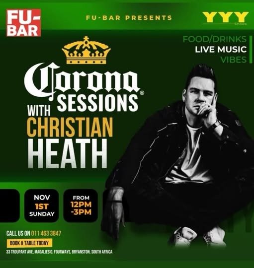 Christian Heath @ Fu-Bar · Sandton 1 Nov