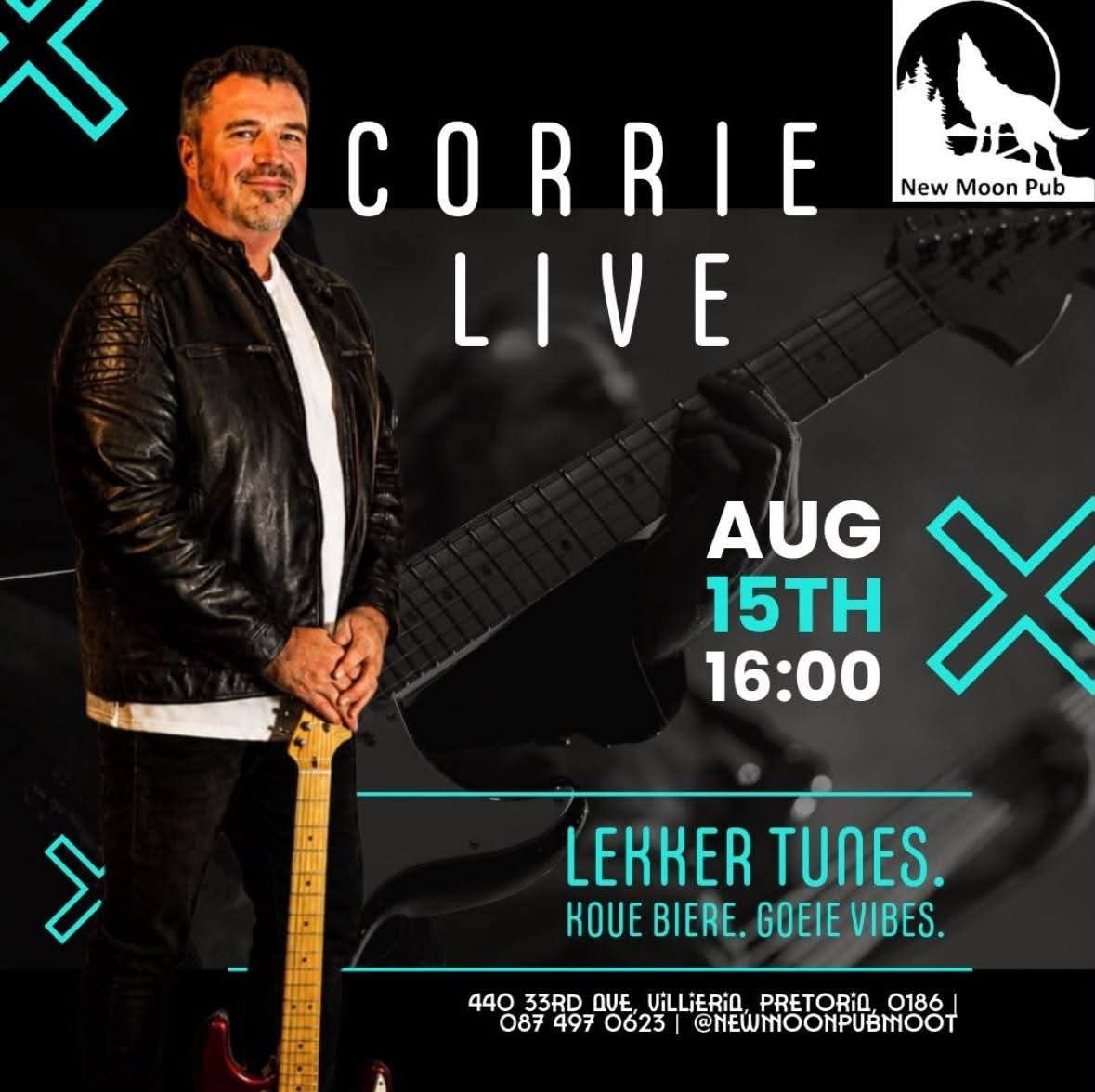 Corrie Booysen @ New Moon Pub 15 Aug