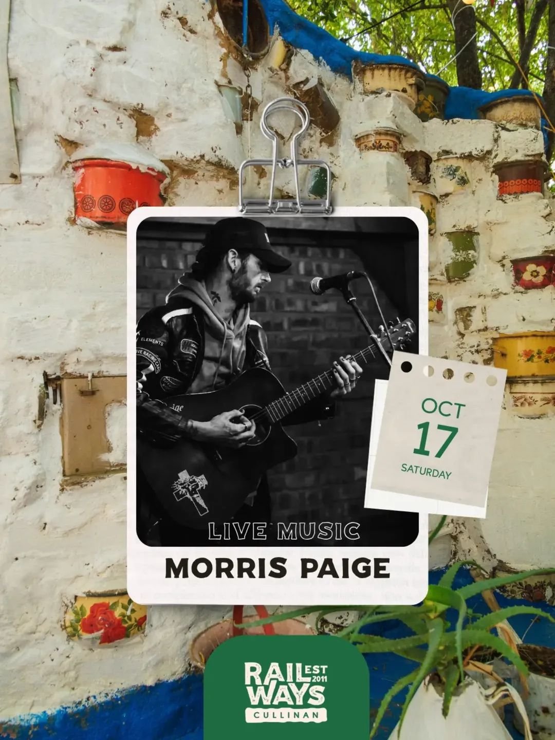 Morris Paige @ Railways Cafe Cullinan 17 Oct