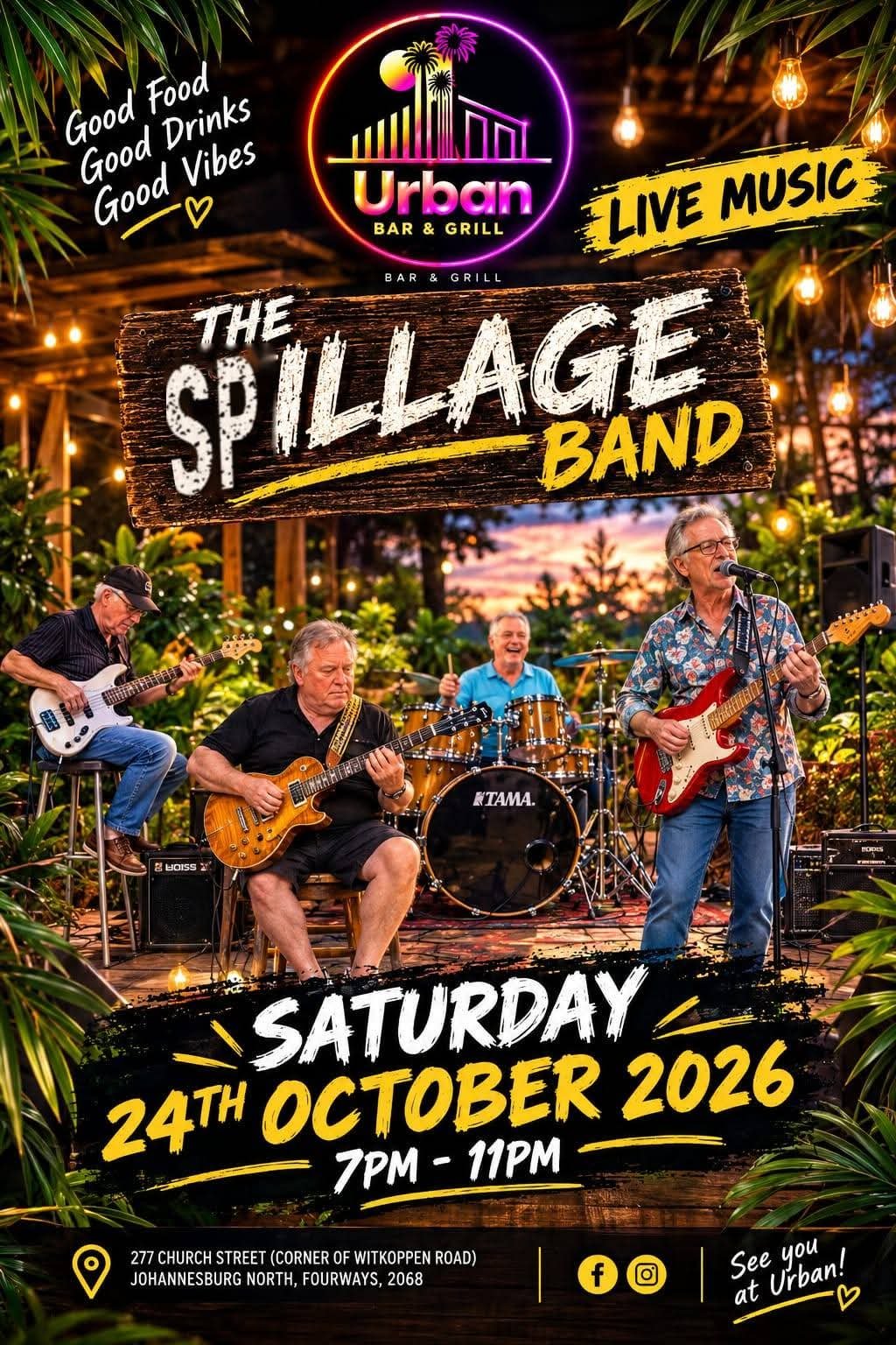 The Spillage Band @ Urban Oasis Bar & Grill 24 Oct