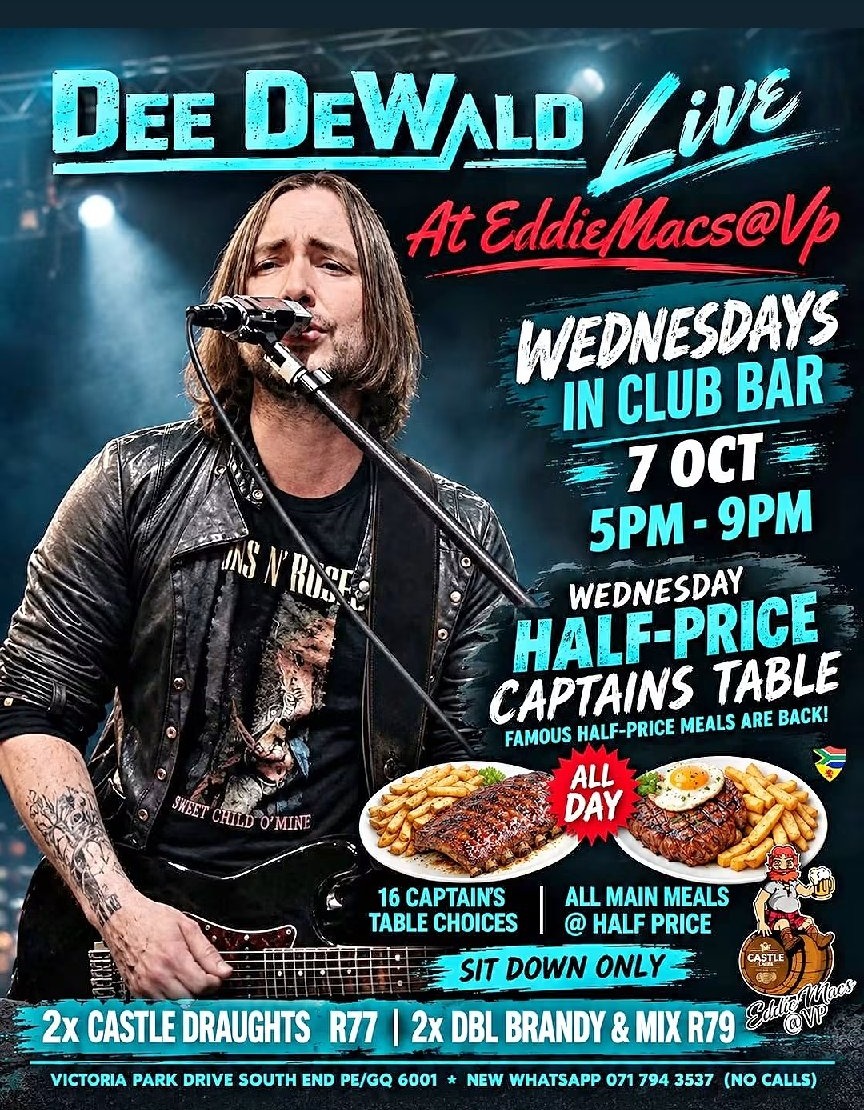 Dee Dewald @ Eddie Macs @ VP 7 Oct