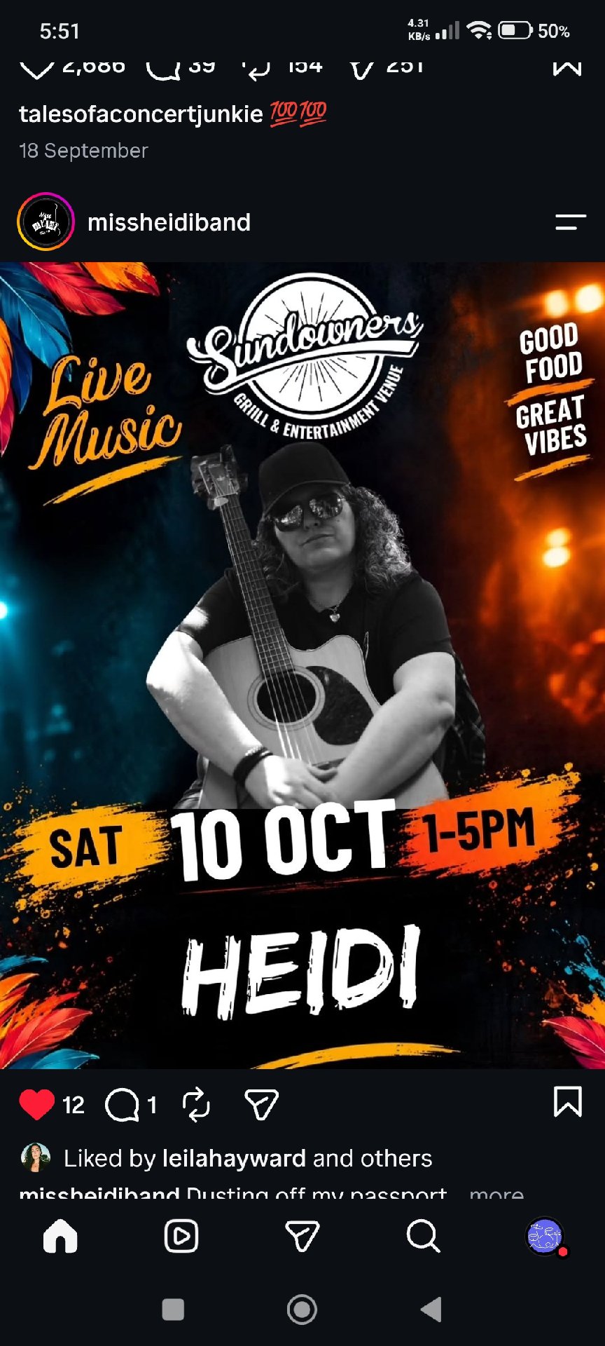 Heidi Kriel @ Sundowners Grill & Entertainment Venue · Alberton 10 Oct
