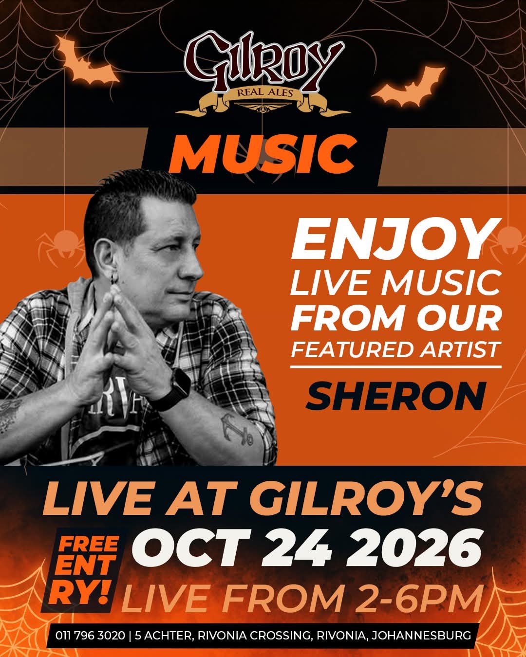 Sheron @ Gilroy's Brewery (Pty) Ltd · Johannesburg 24 Oct