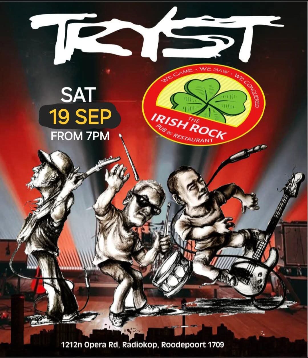 Cedz Tryst @ The Irish Rock Pub & Restaurant Radiokop 19 Sep