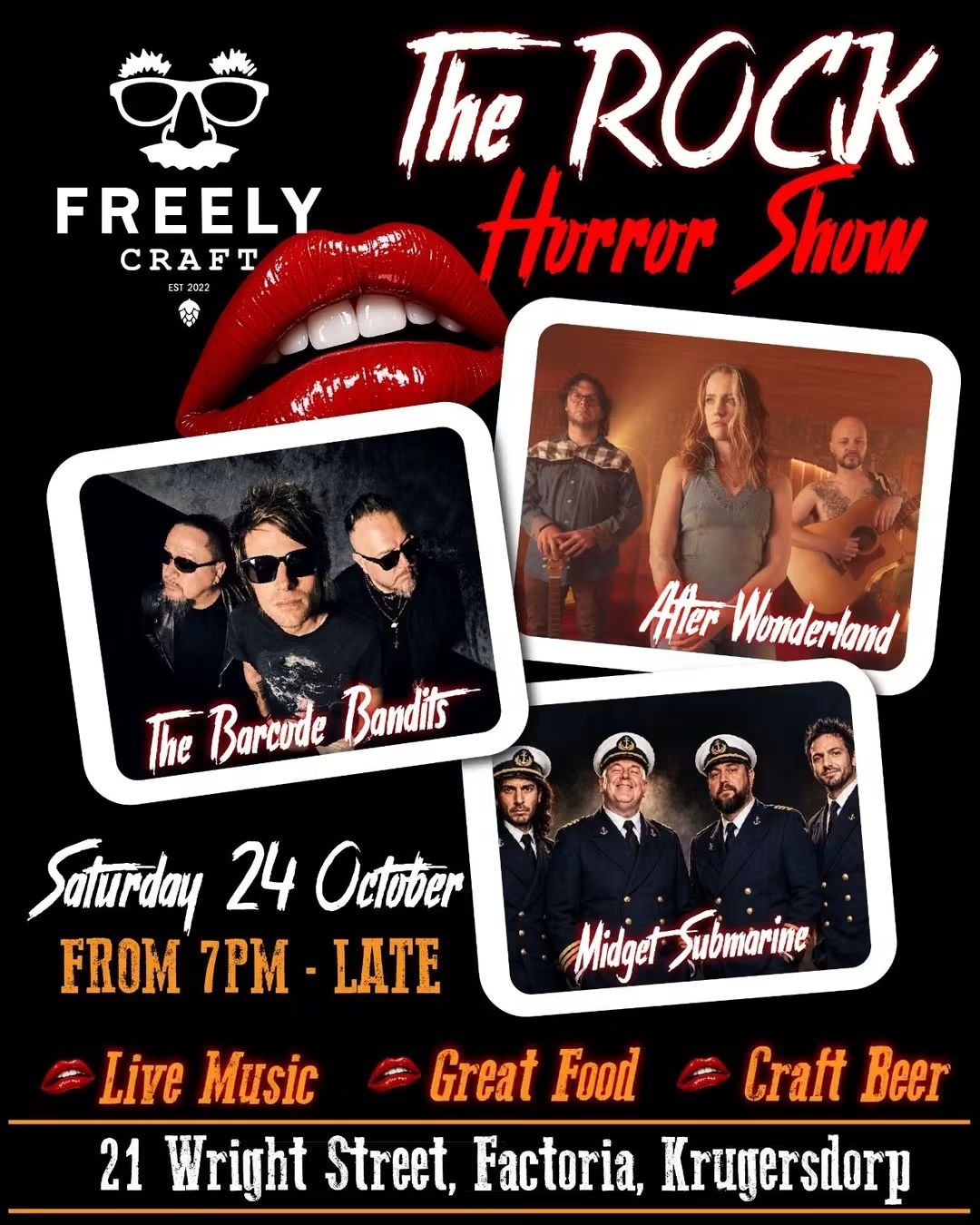 The Rocky Horror Picture Show @ Freely Craft Brewery · Krugersdorp 24 Oct