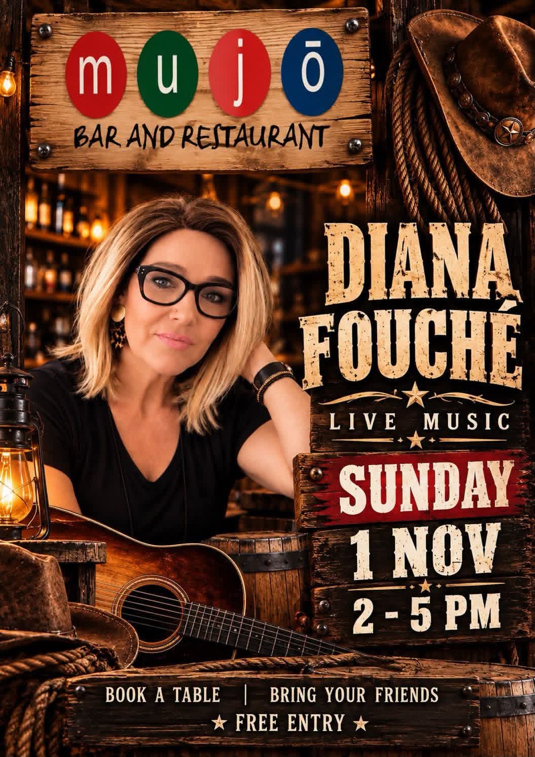 Diana Fouché @ mujō Bar and Restaurant 1 Nov