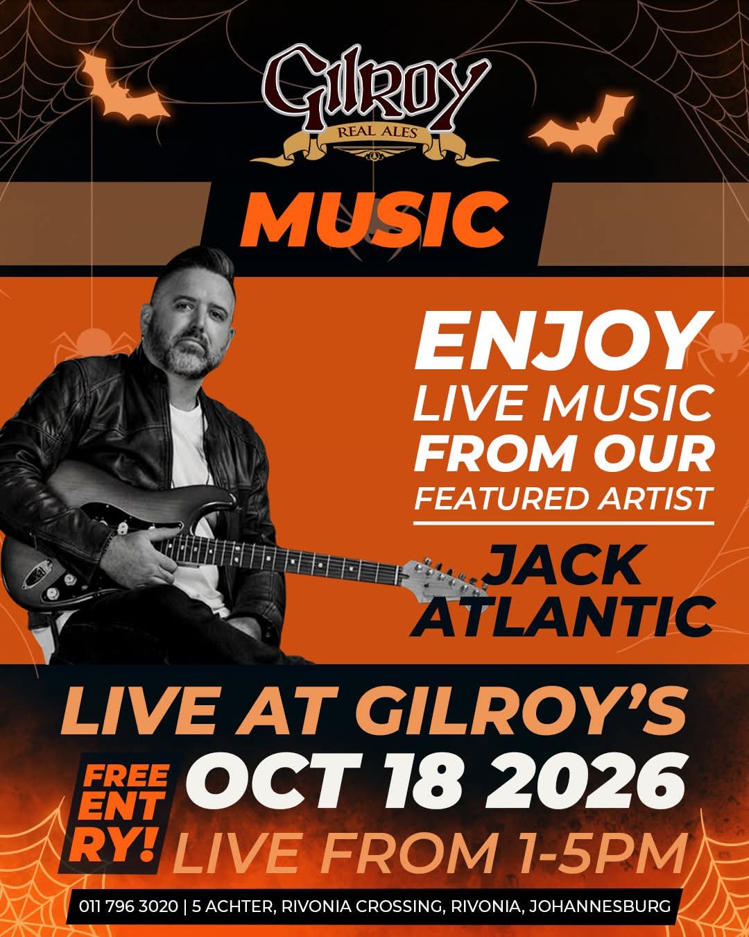 Jack Atlantic @ Gilroy's Brewery (Pty) Ltd · 18 Oct