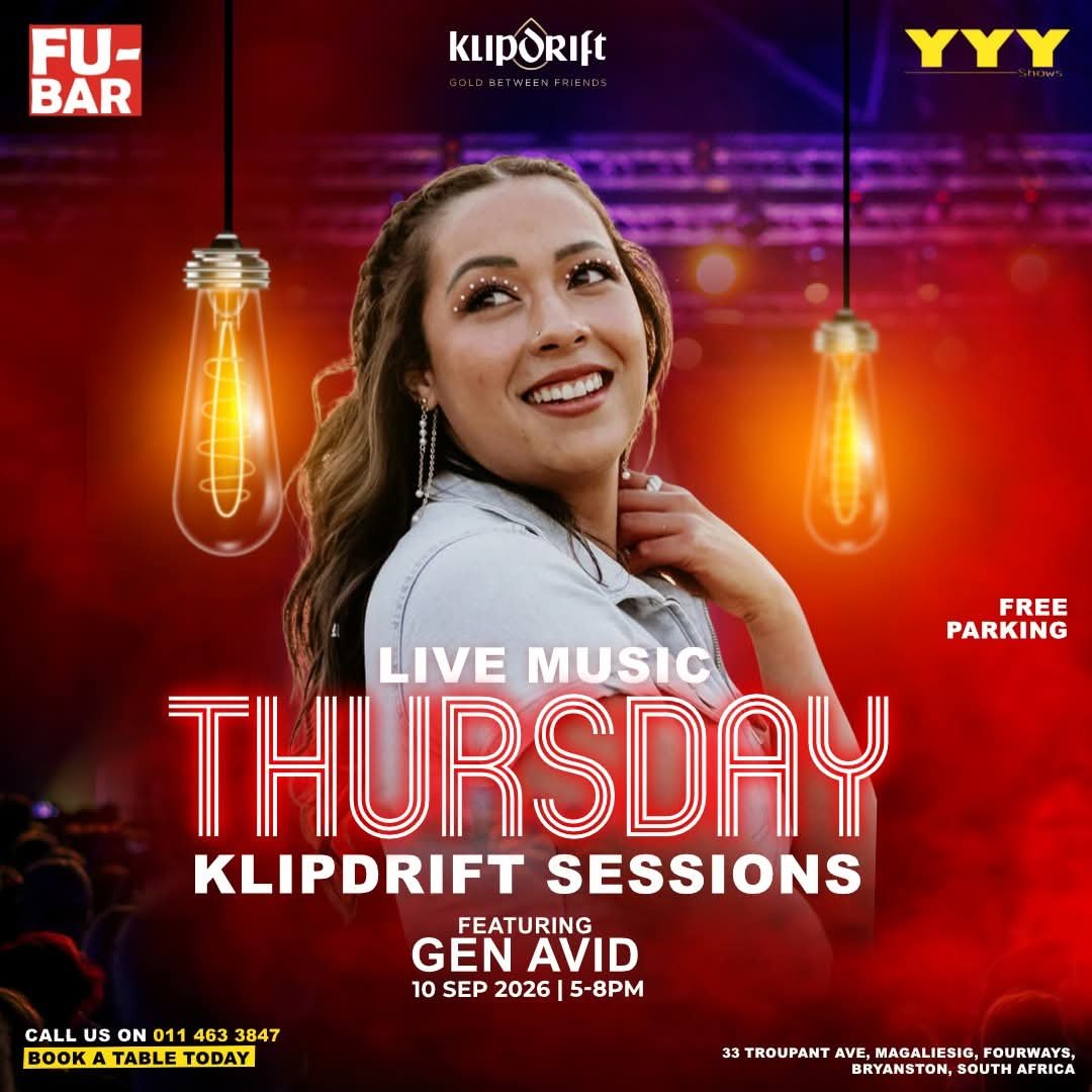 Gen Avid @ Fu-Bar · Sandton 10 Sep