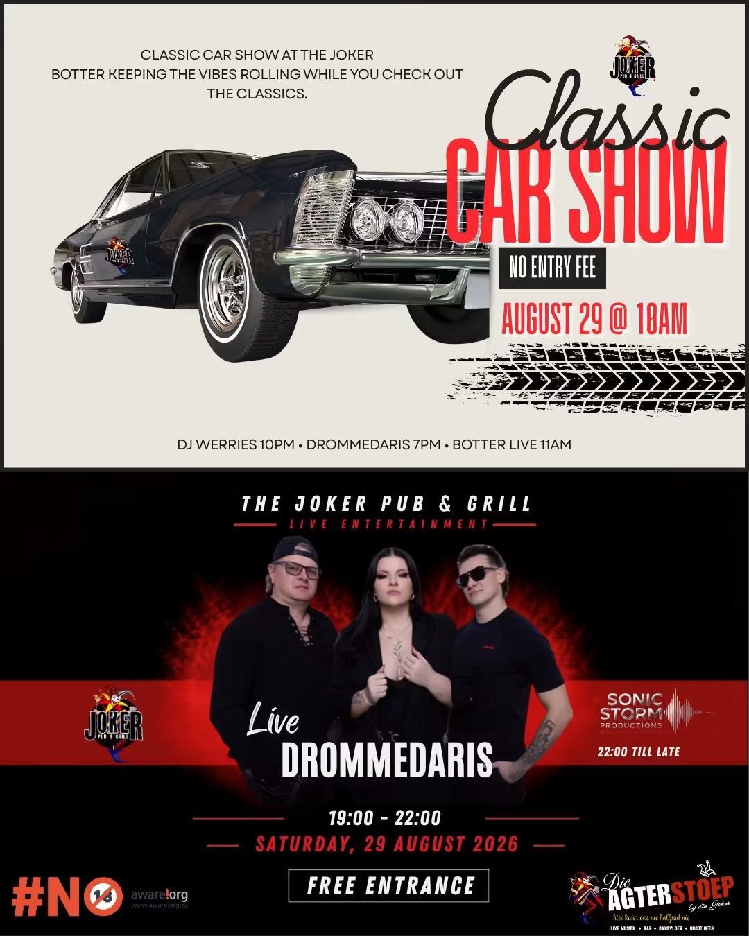 Drommedaris Drum Duo @ The Joker Pub & Grill, Roodepoort 29 Aug