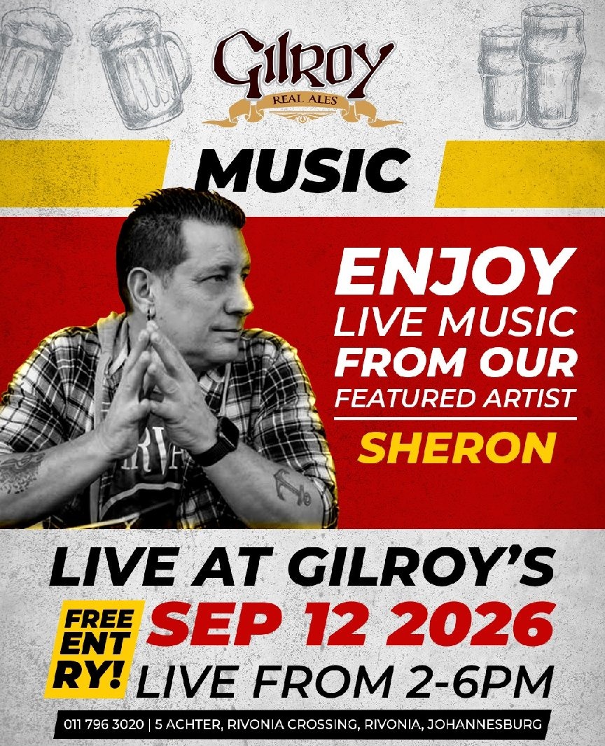 Sheron @ Gilroys Brewery · Sandton 12 Sep
