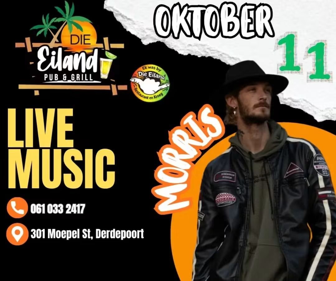 Morris Paige @ Die Eiland Pub & Grill 11 Oct