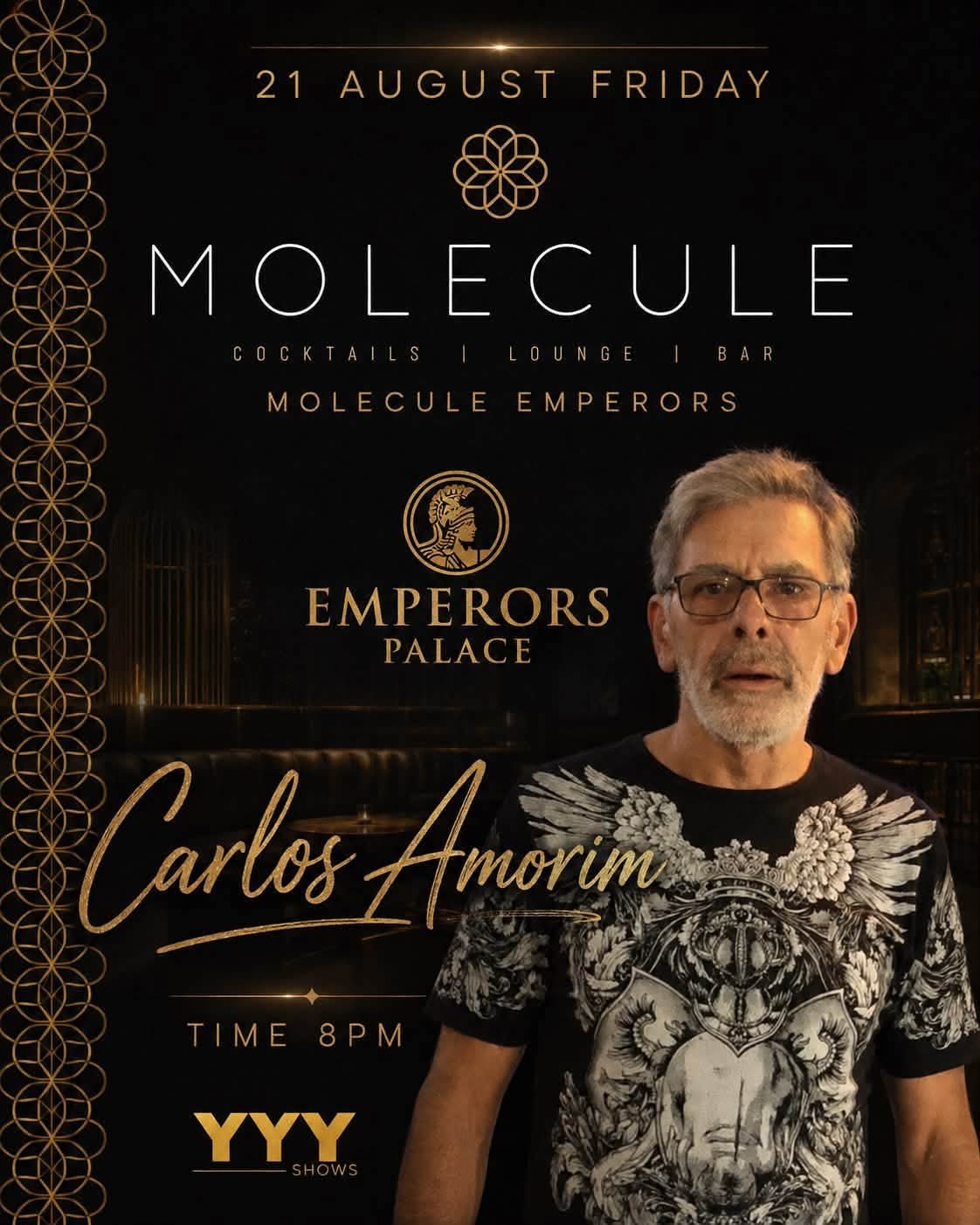 Carlos Amorim @ Molecule Cocktails | Lounge | Bar 21 Aug