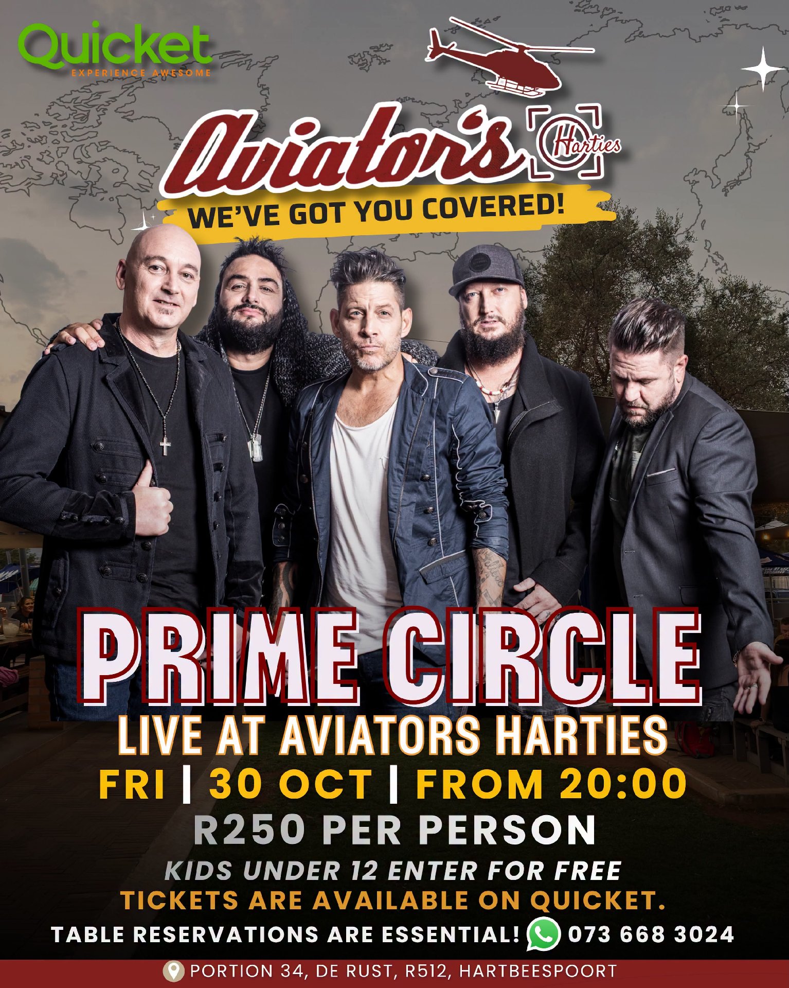 Prime Circle @ Aviator's, Harties 30 Oct