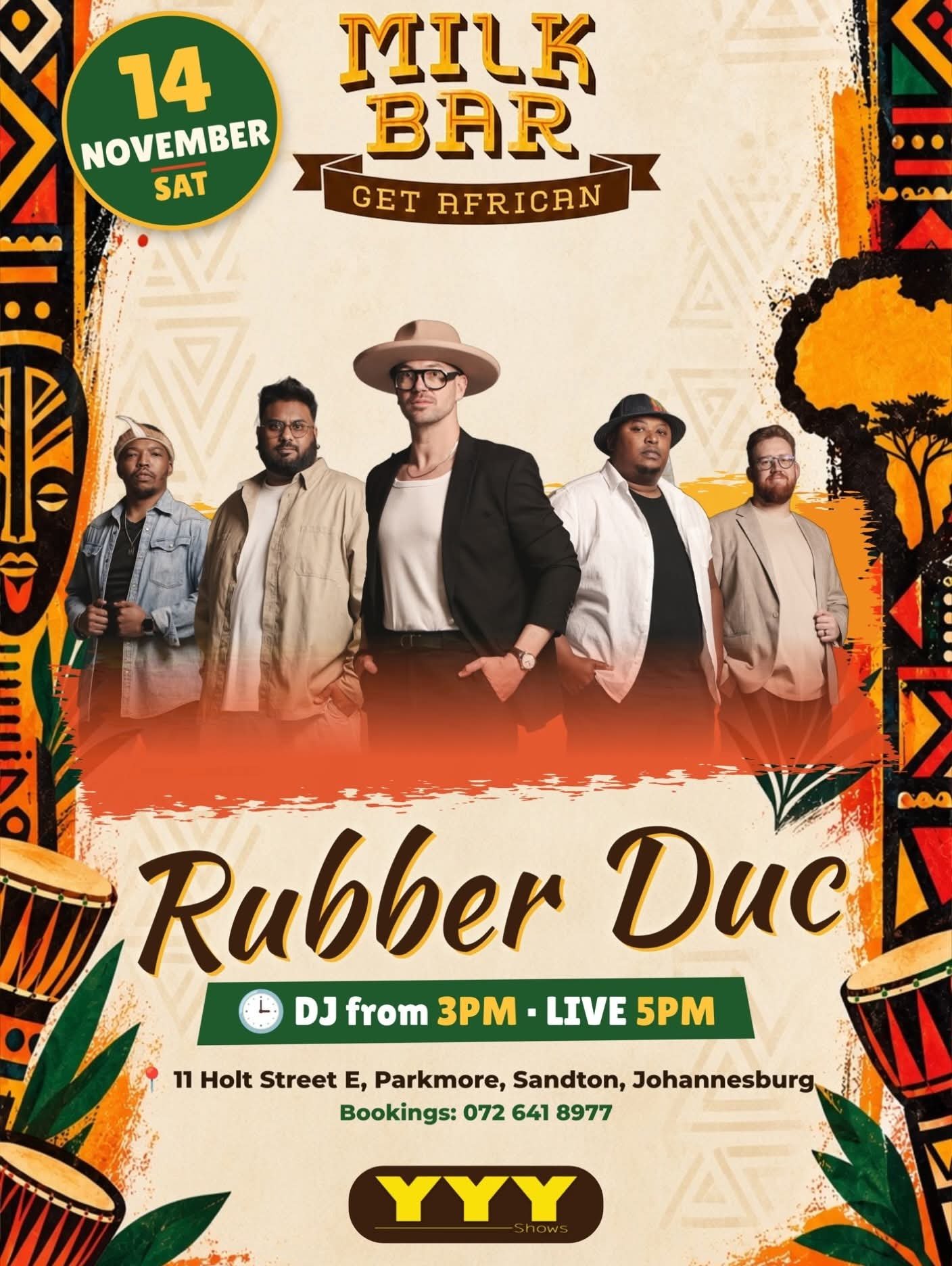 Rubber Duc @ Milk Bar, Parkmore 14 Nov