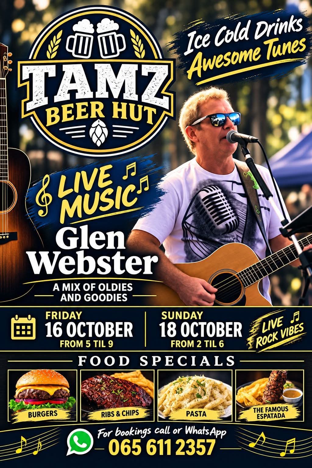 Glen Webster @ Tamz Beer Hut 18 Oct