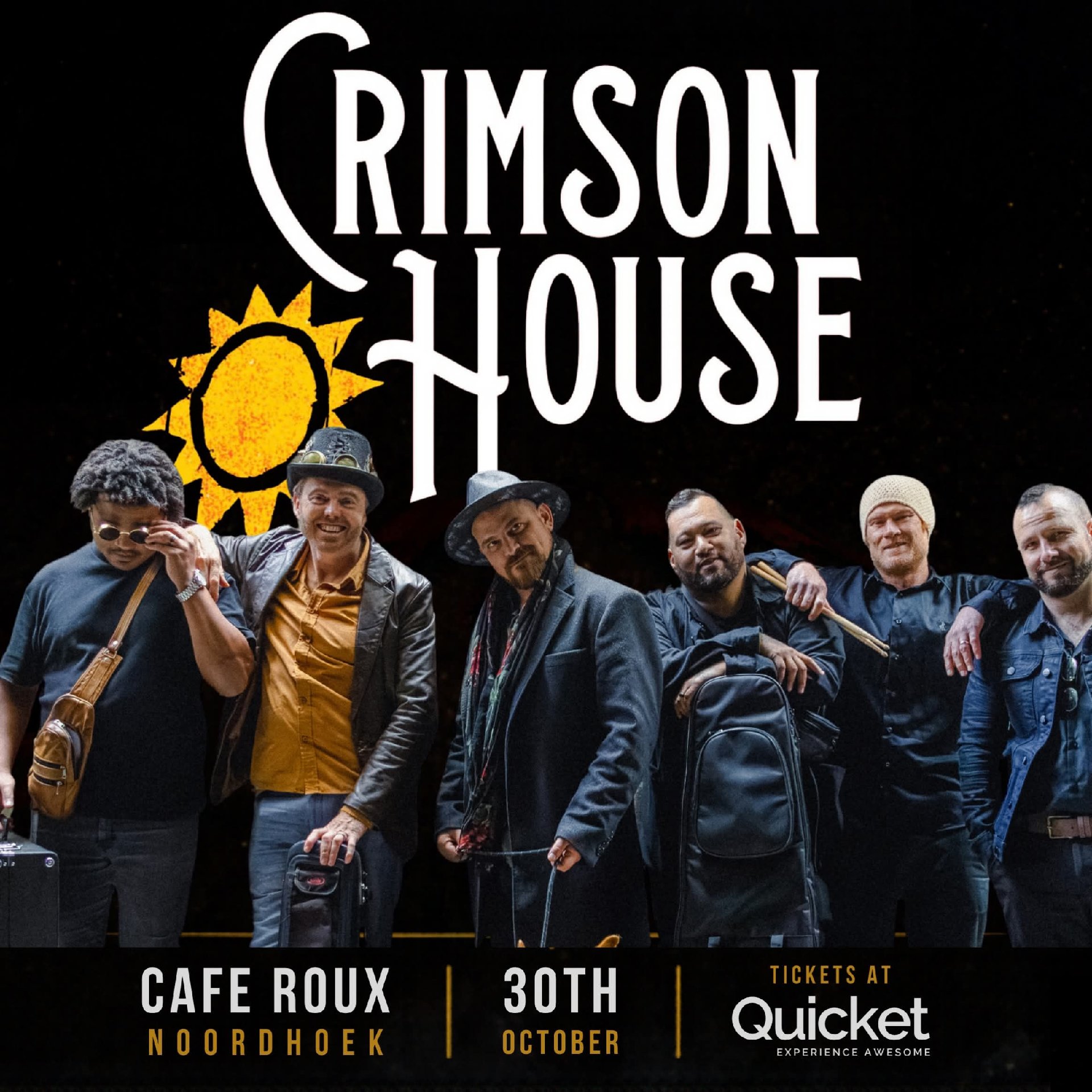 Crimson House @ Cafe Roux · Cape Town 30 Oct