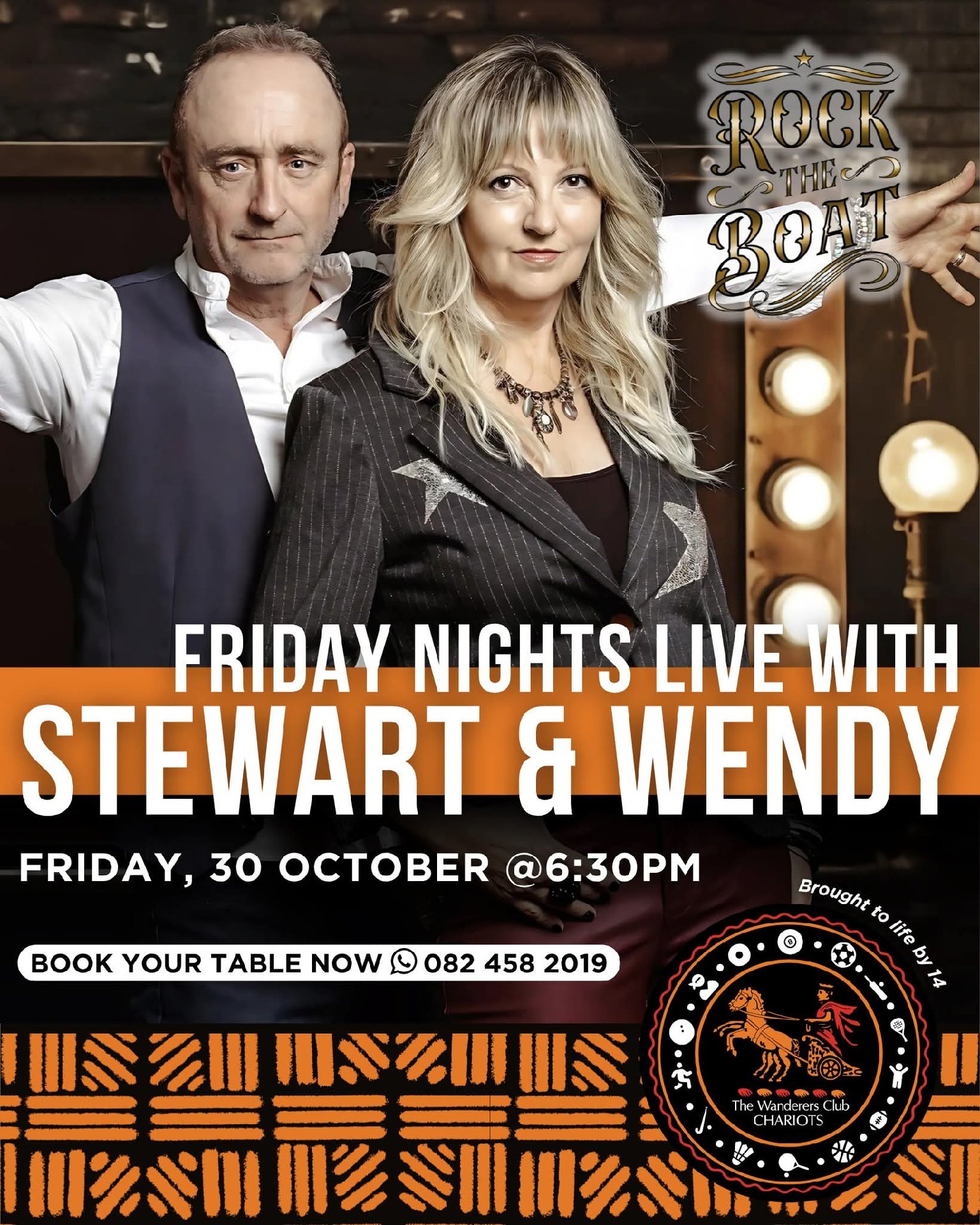 Rock the Boat @ The Wanderers Club · Johannesburg 30 Oct