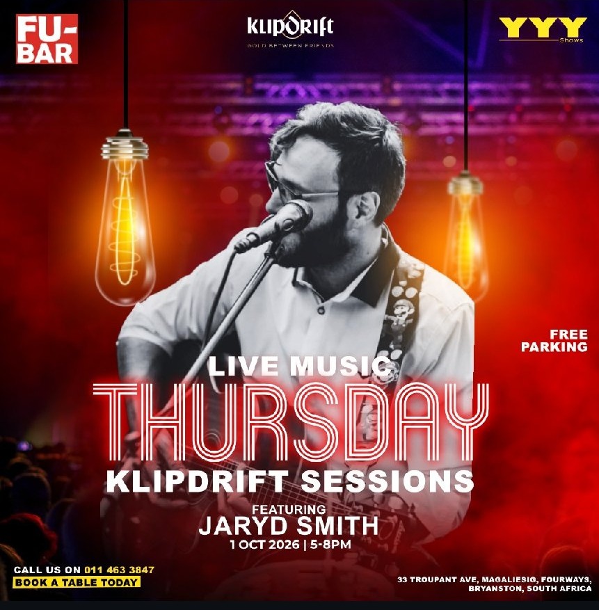 Jaryd Smith @ Fu-Bar · Sandton 1 Oct