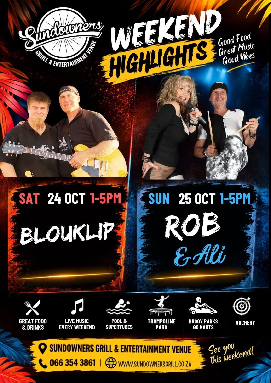 Blouklip @ Sundowners Grill & Entertainment Venue · Alberton 24 Oct
