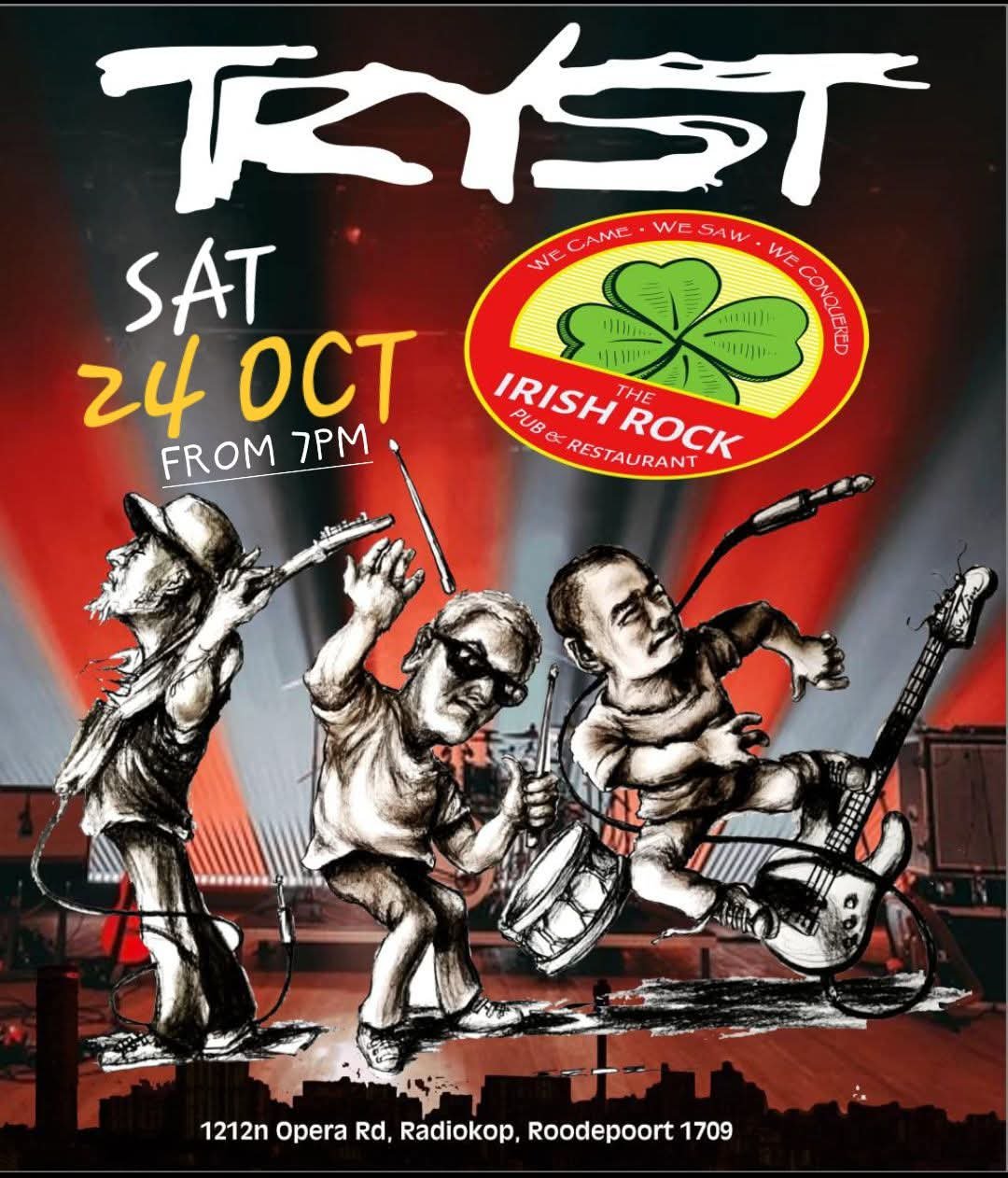 Cedz Tryst @ The Irish Rock Pub & Restaurant Radiokop 24 Oct