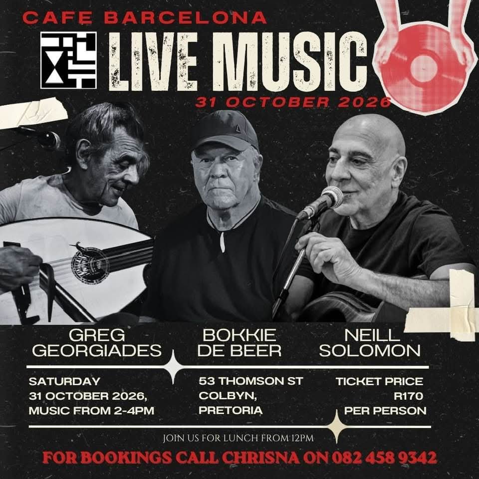 Greg Georgiades @ Cafe Barcelona 31 Oct