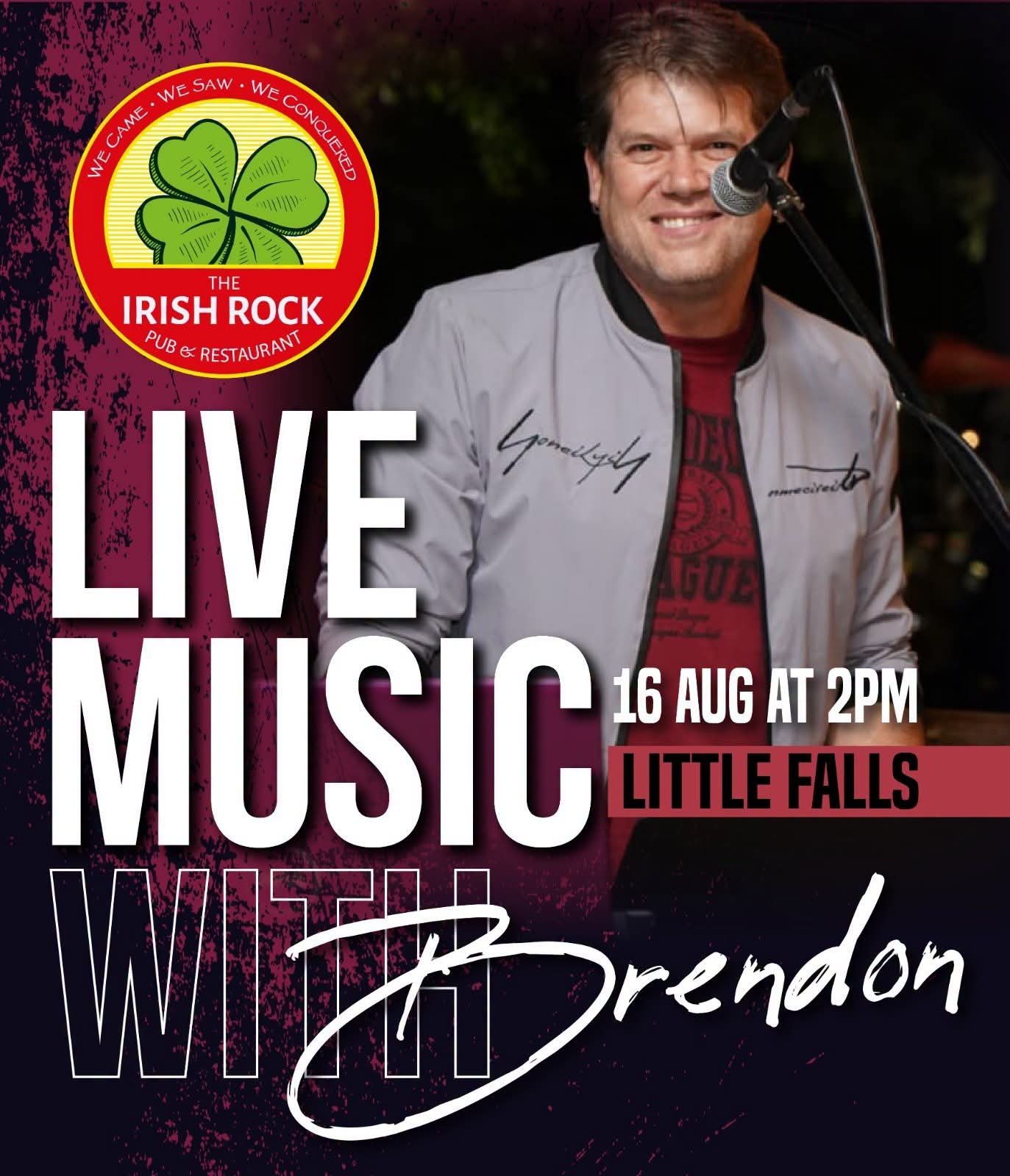 Brendon White @ The Irish Rock Pub & Restaurant Little Falls 16 Aug