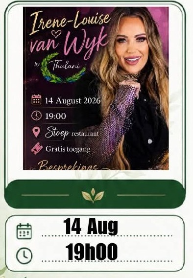 Irene-Louise Van Wyk @ Thulani restaurant 14 Aug