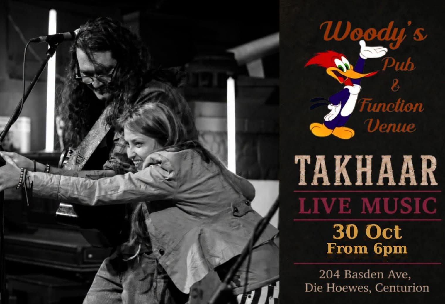 Takhaar @ Woody's Pub & Function Venue 30 Oct