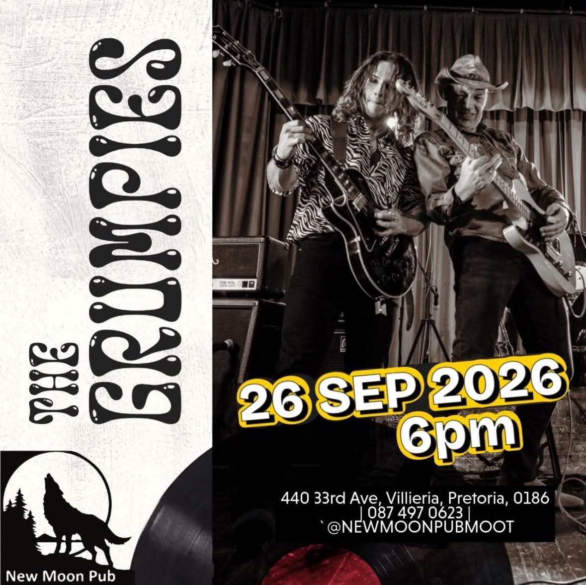 The Brumpies @ New Moon Pub 26 Sep