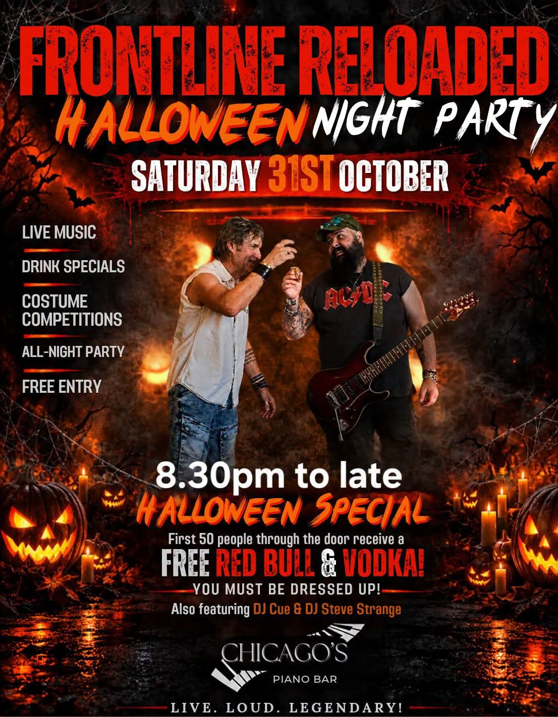 Frontline Reloaded @ Chicago's Piano Bar 31 Oct