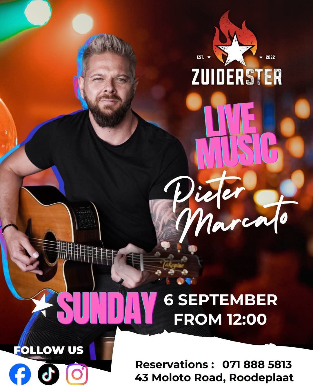 Pieter Marcato @ Zuider Ster Pub & Grill 6 Sep