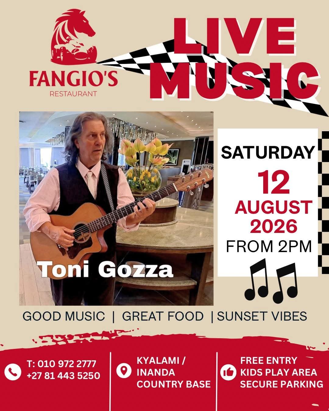 Toni Gozza @ Fangios 12 Aug