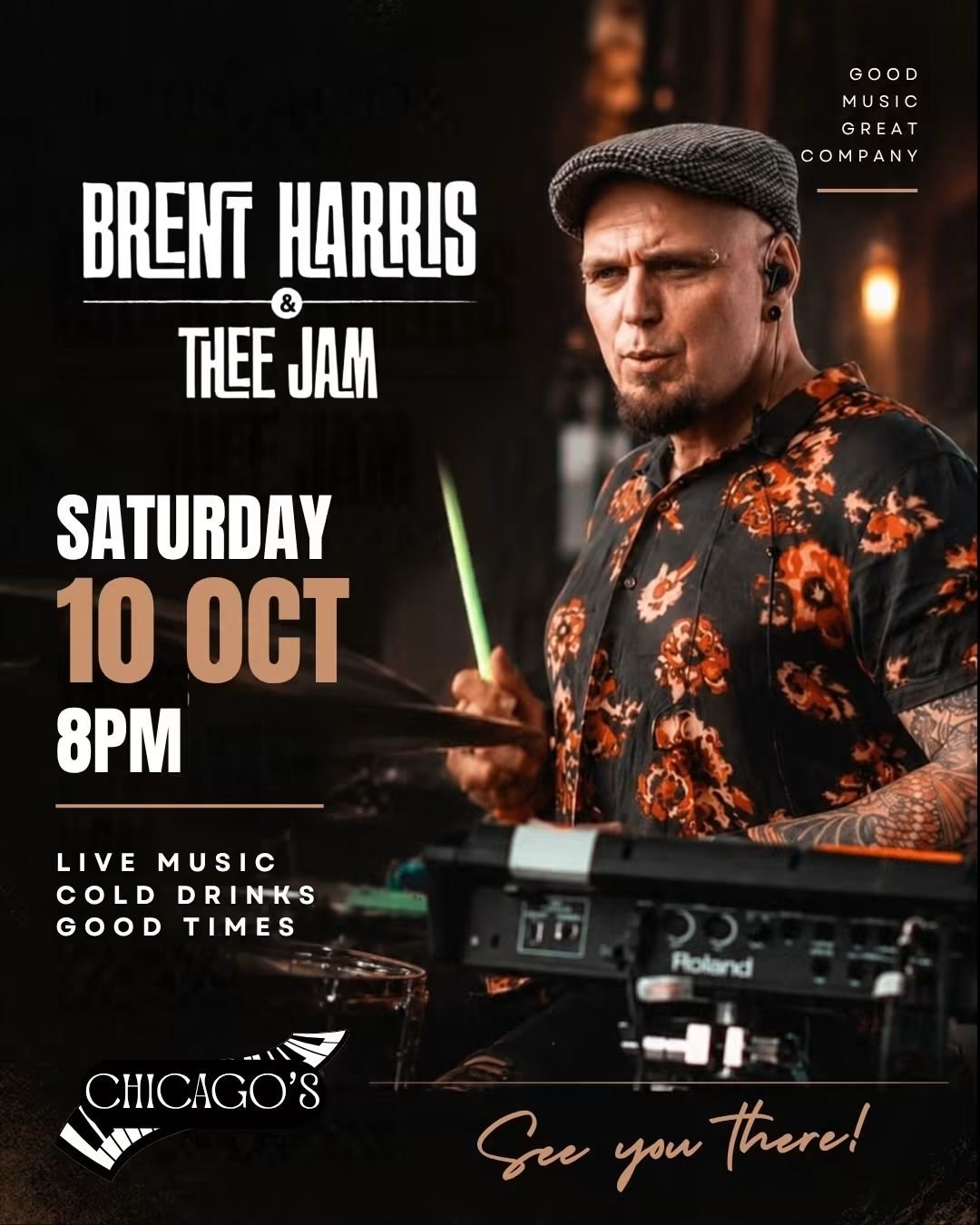 Brent Harris and Thee Jam @ Chicago's Piano Bar 10 Oct