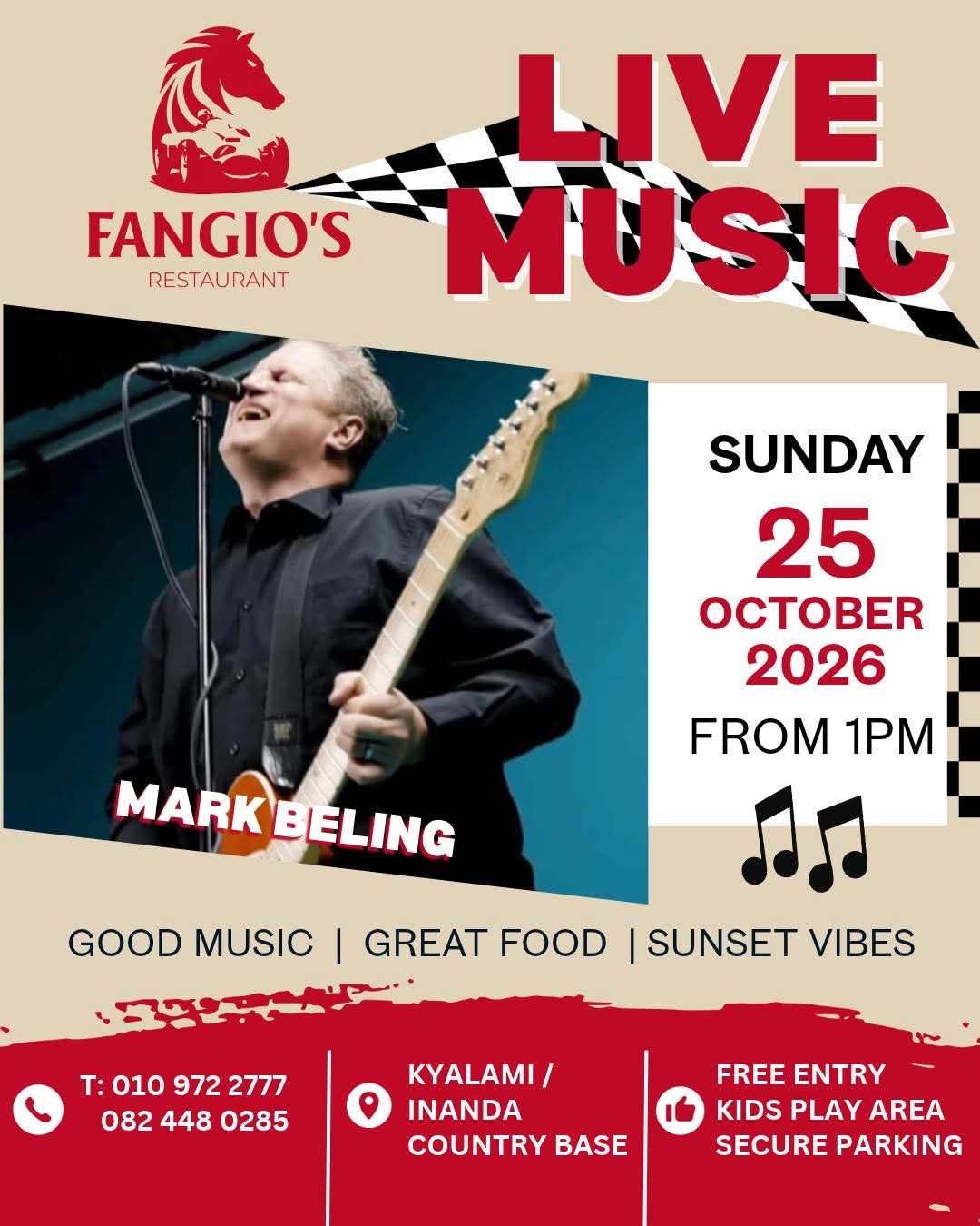 Mark Beling @ Fangios 25 Oct