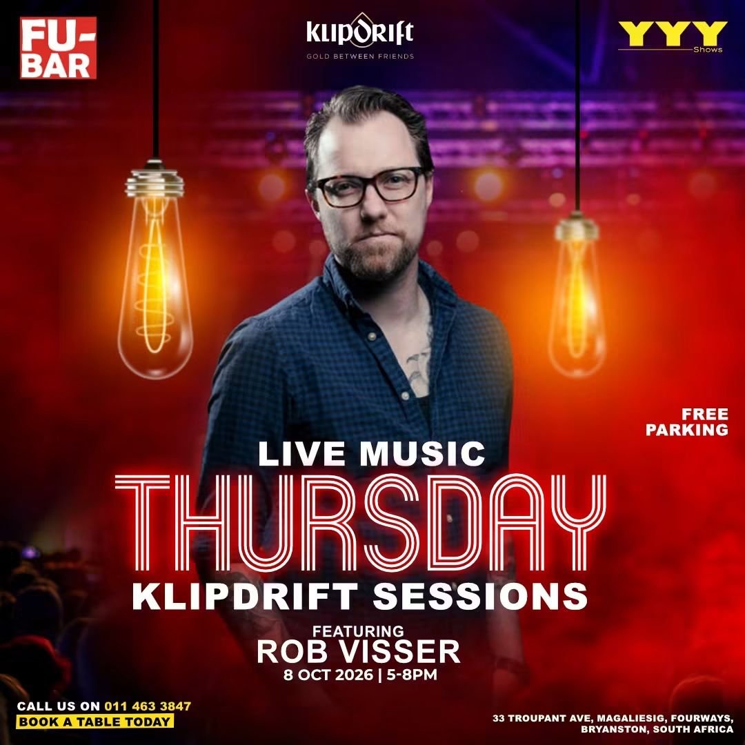 Rob Visser @ Fu-Bar · Sandton 8 Oct