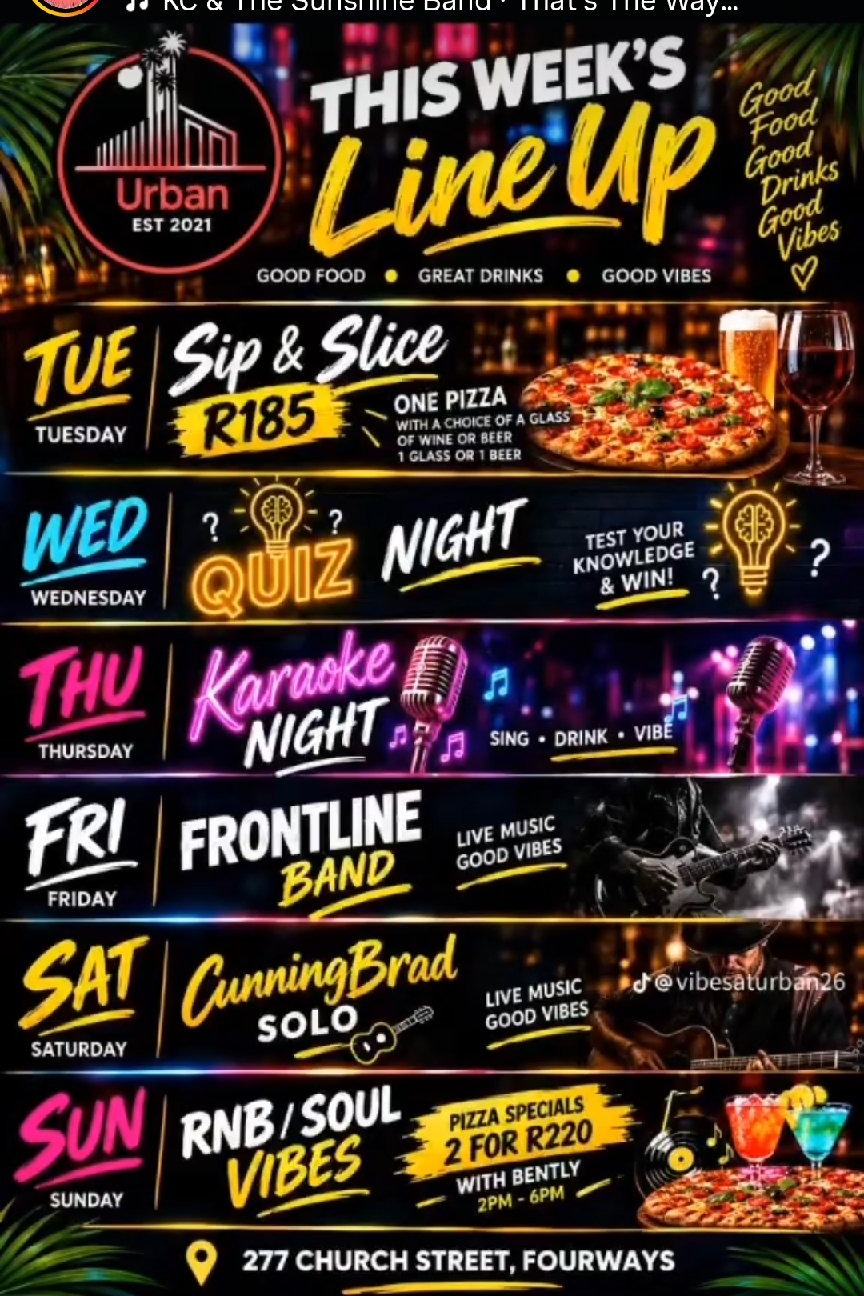 Frontline Band @ Urban Oasis Bar & Grill 25 Sep