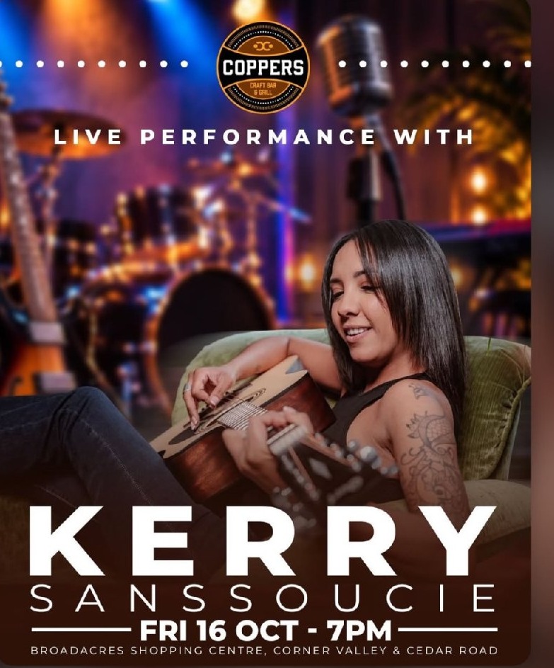 Kerry Sanssoucie @ Coppers Craft Bar & Grill, Broadacres · Broadacres 16 Oct