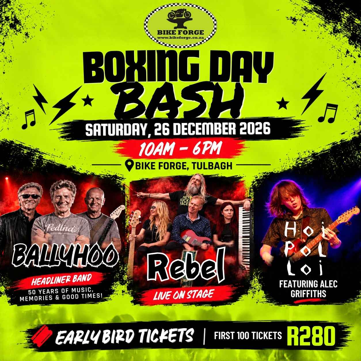Boxing Day Bash 26 December 2026 at Bike Forge!