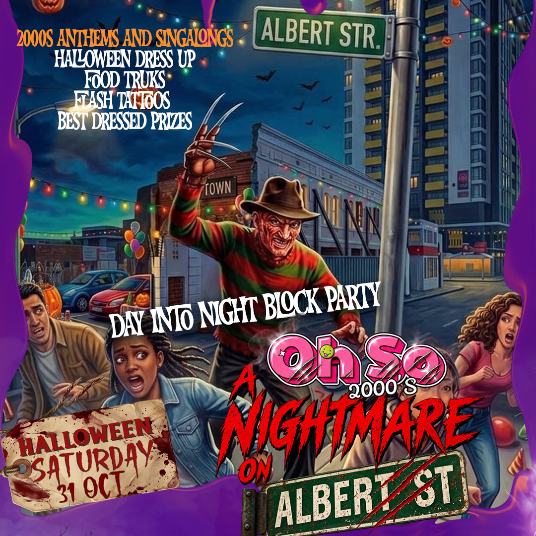 Oh so 2000s Nightmare on Albert Street