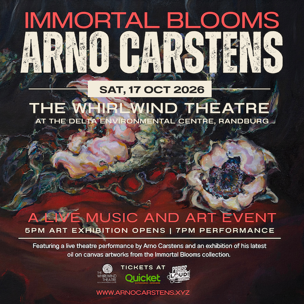 Arno Carstens Live: Immortal Blooms Music & Art Event